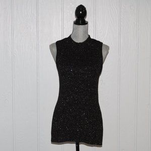 Cupcakes & Cashmere Black Tunic Top